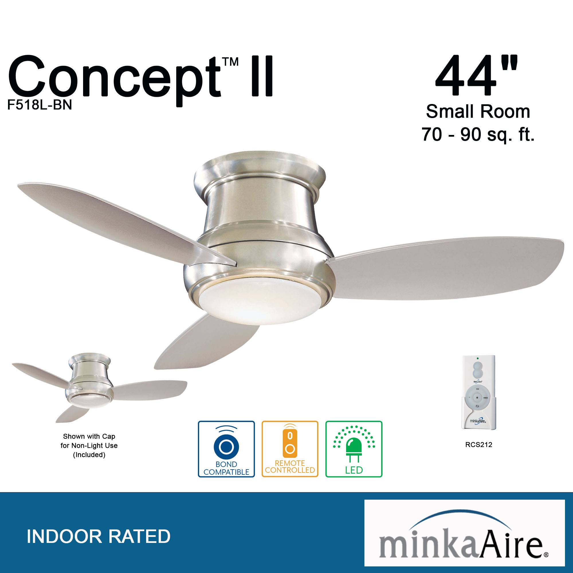 Concept™ II - LED 44" Ceiling Fan